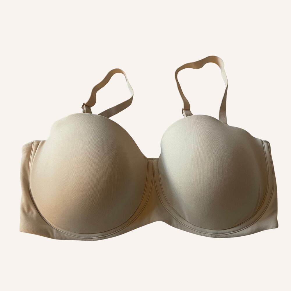 SKIMS bra 38DD strapless nude removable straps better than excellent